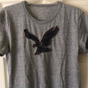 Grey American eagle shirt